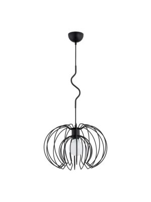 Luminaria suspendida ADVITI BOLA 1P AD-LD-6221BE27, E27, máximo 60W, negro