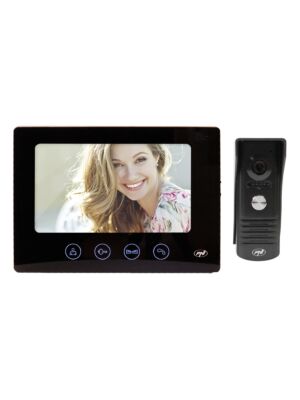 PNI Videoportero Inteligente con 2 monitores SafeHome PT720MW WiFi HD, P2P