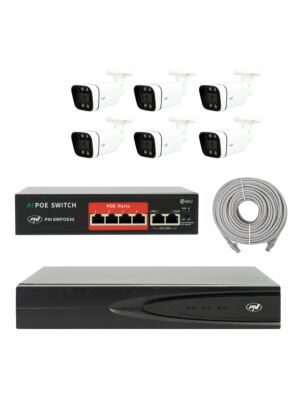 NVR POE PNI Paquete de videovigilancia doméstica