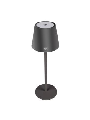 Lámpara de mesa PNI LTB04 2,5W, con batería, carga USB, color negro