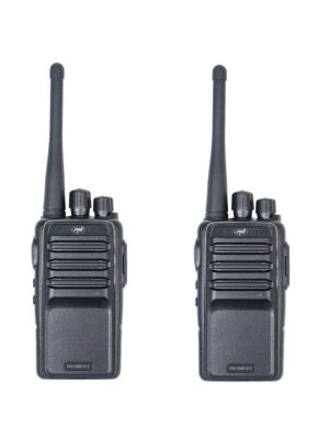 Kit de 2 emisoras de radio portátiles PNI PMR R15 0,5W, 16 canales programables, 16 PMR y tonos 50 CTCSS y 104 DCS, ASQ, TOT, m