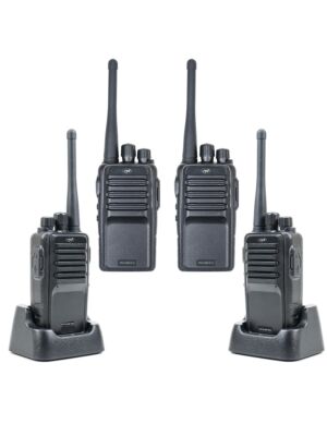 Kit de 4 emisoras de radio portátiles PNI