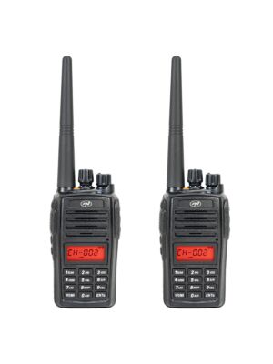 Conjunto de 2 estaciones de radio portátiles PNI PMR