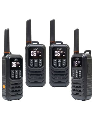 Kit de 4 emisoras de radio portátiles PNI