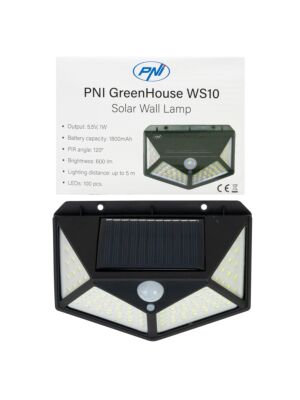 Lámpara solar LED PNI GreenHouse