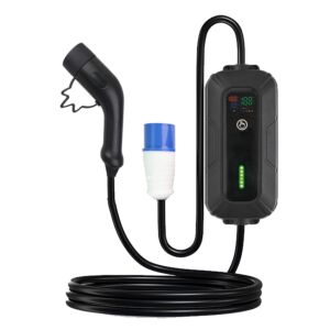 PNI KW7 32A, Cargador portátil de 7,4KW para coches eléctricos de 230V