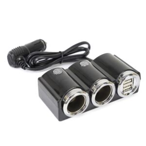 Divisor de mechero de coche PNI Lighter 20 12V/24V 2 salidas, 2 x USB, indicador LED