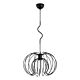 Luminaria suspendida ADVITI BOLA 1P AD-LD-6221BE27, E27, máximo 60W, negro