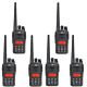 Kit de 6 emisoras de radio portátiles PNI PMR R18, 446MHz, 0,5W, 128 canales, 16 PMR y 50 tonos CTCSS y 104 DCS, radio FM, prog